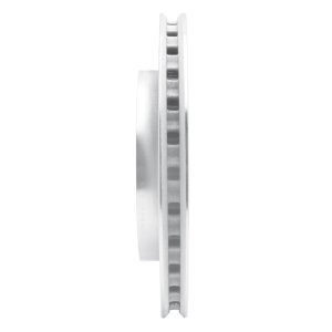 Cadillac SRX Brake Rotor (1) - Rear Right - R1 Concepts - Drilled & Slotted - Silver - `04-`09